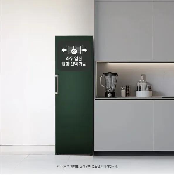 LG 컨버터블 패키지 오브제컬렉션 384L (1등급/스테인리스/냉장전용고)